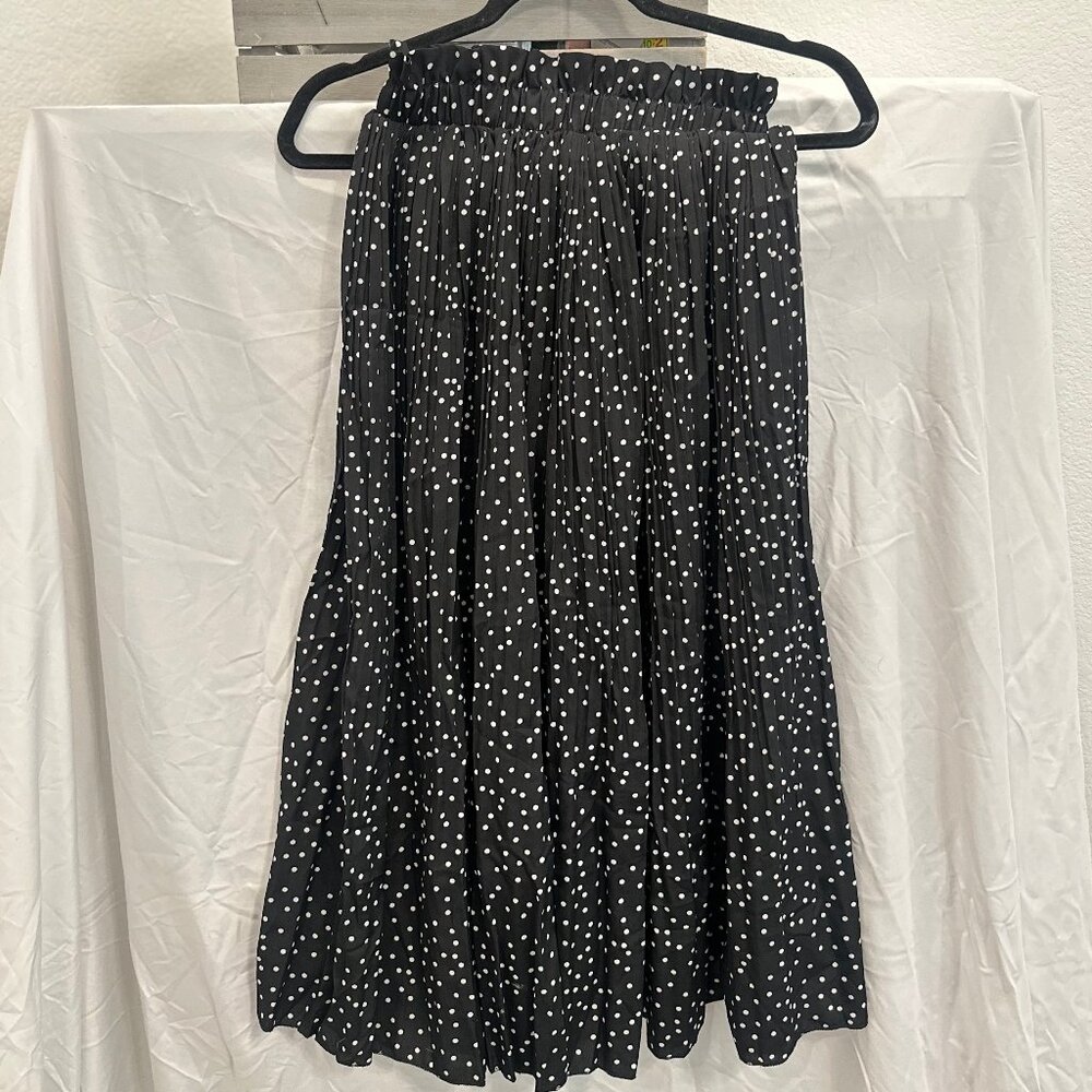 Black Polka Dot Skirt